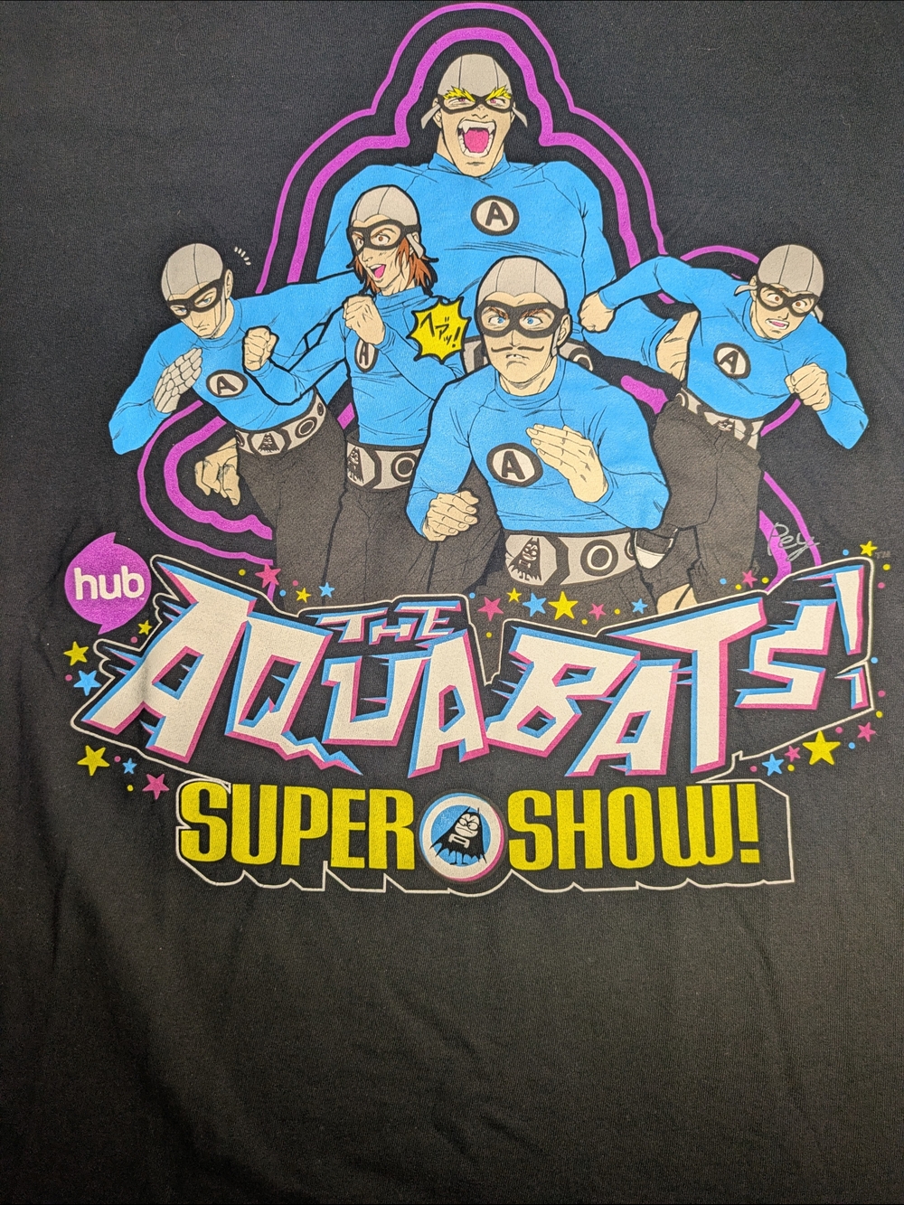 The Aquabats Super Show Volcom Black T‑Shirt with Purple Graphic - Picture 2 of 7